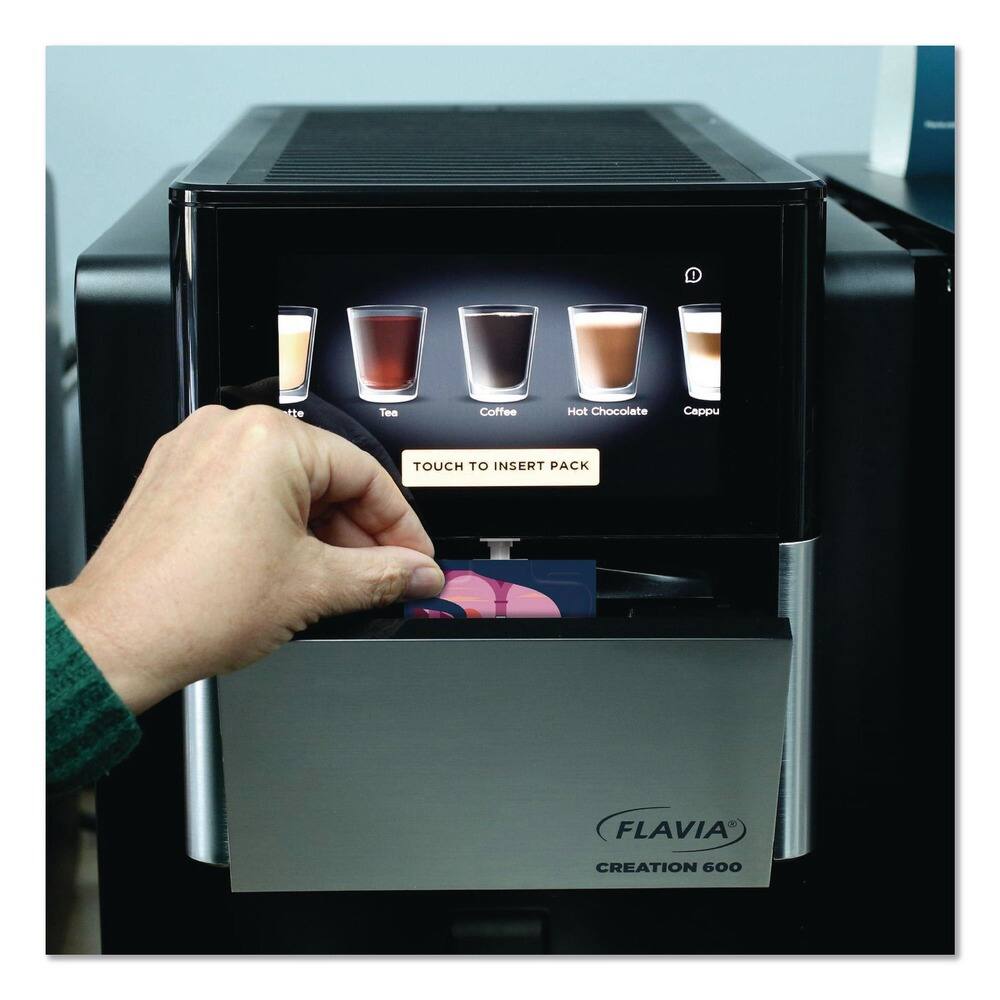 Otté Tea Coffee Hot Chocolate Cappu  
TOUCH TO INSERT PACK  
FLAVIA CREATION 600