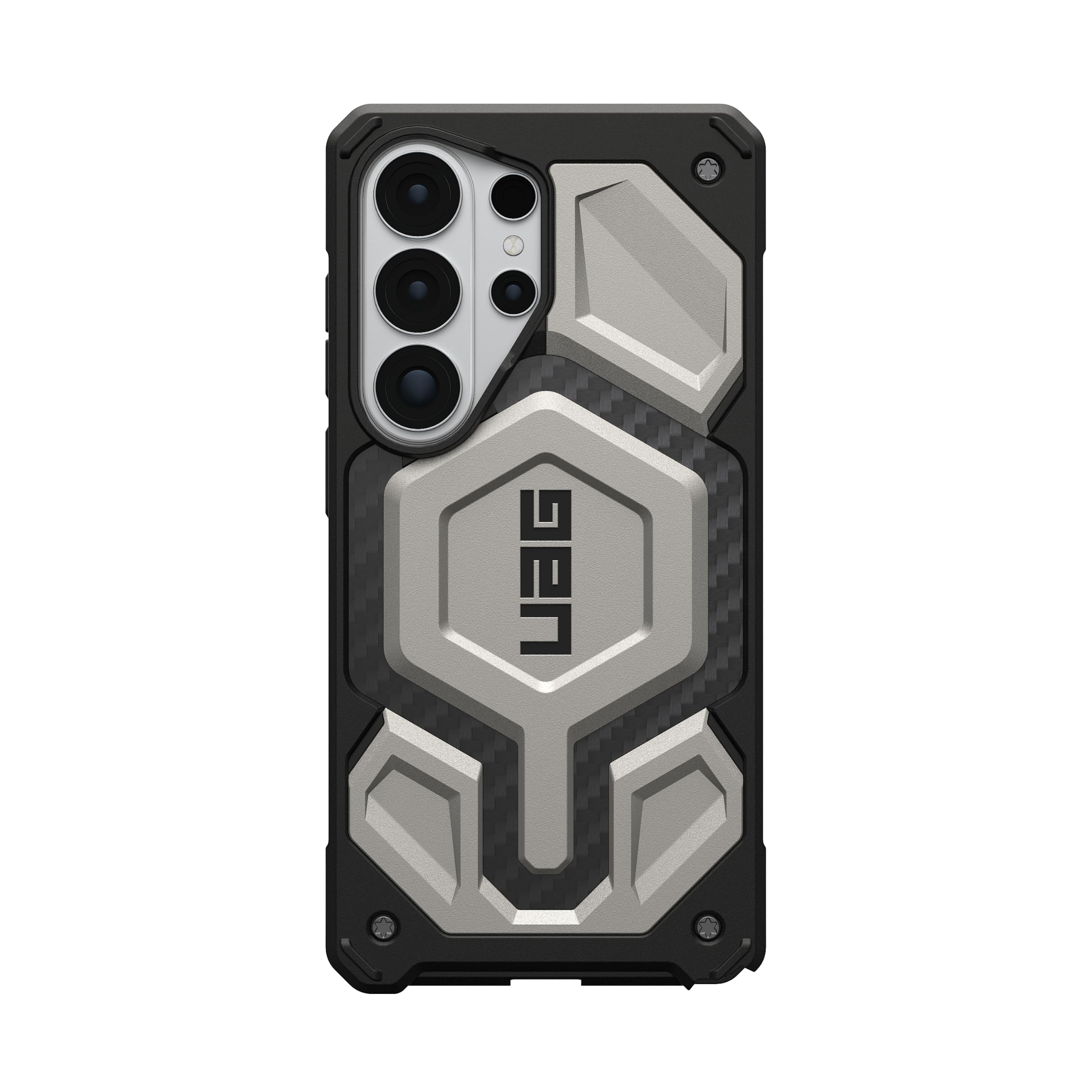 Alt View 5. UAG - Samsung Galaxy S26 Ultra Case with Magnetic Charging, Premium Multi-Layer Rugged Protective Cover - Titanium.