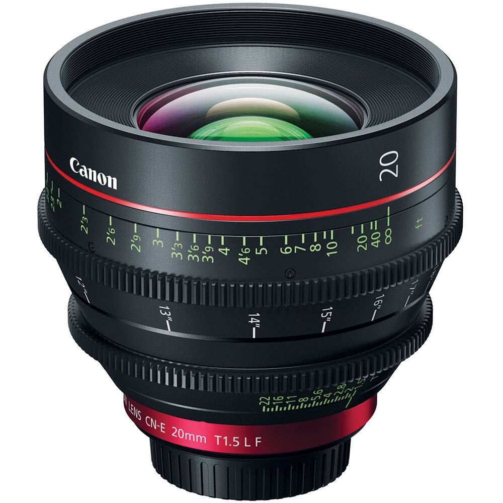 Canon 20mm T1.5 LF  
CN-E 20mm T1.5 LF  
Lens
