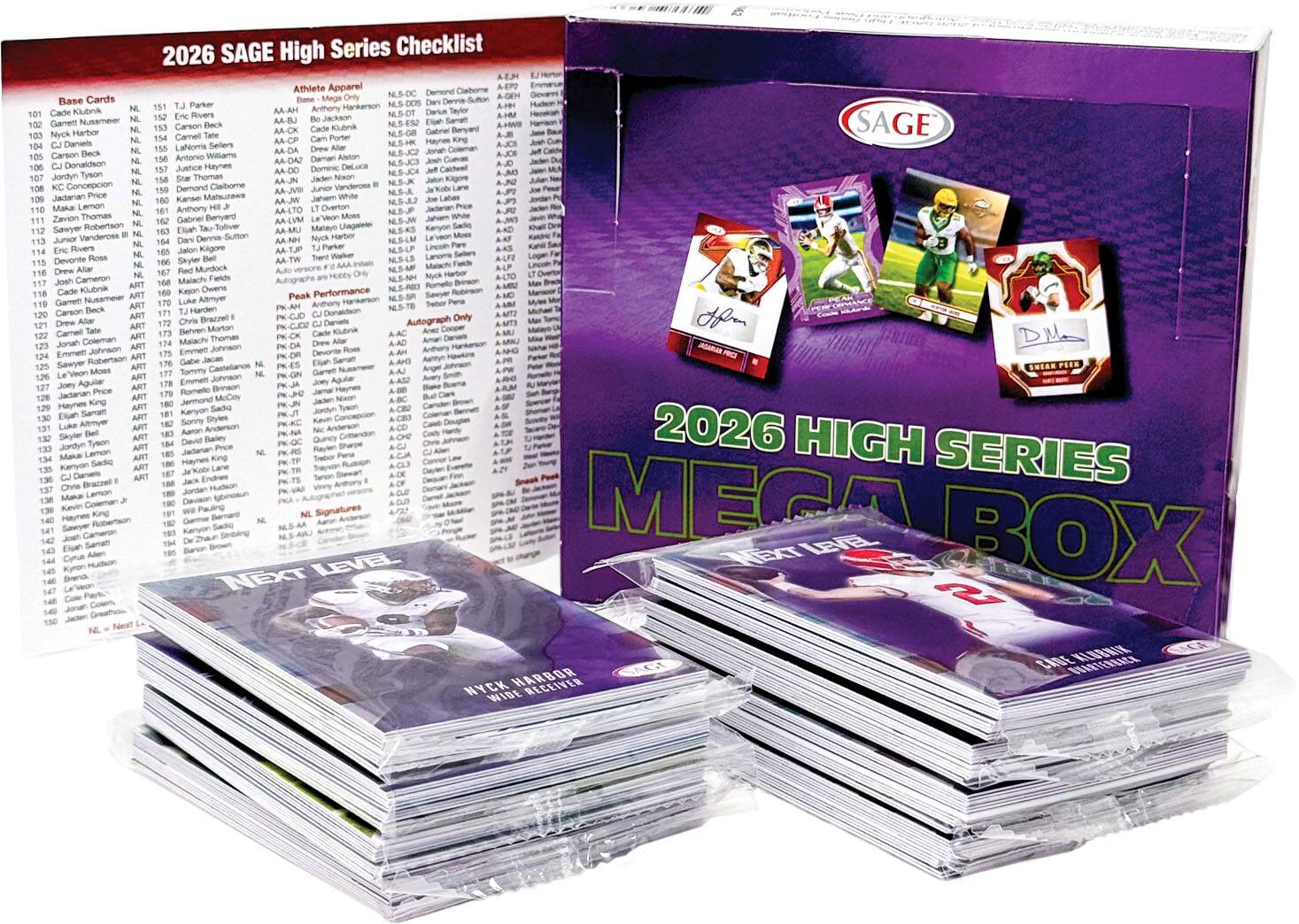 2026 Sage High Series Football Mega Box SP-SA26FBHSMB - Best Buy