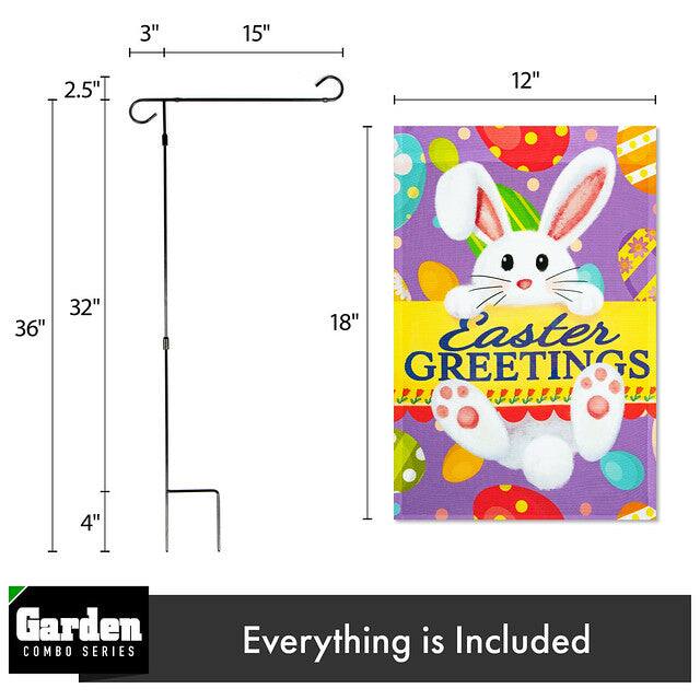 3" 15" 2.5" 12" 36" 32" 18" Easter GREETINGS 4" Garden COMBO SERIES Everything is Included