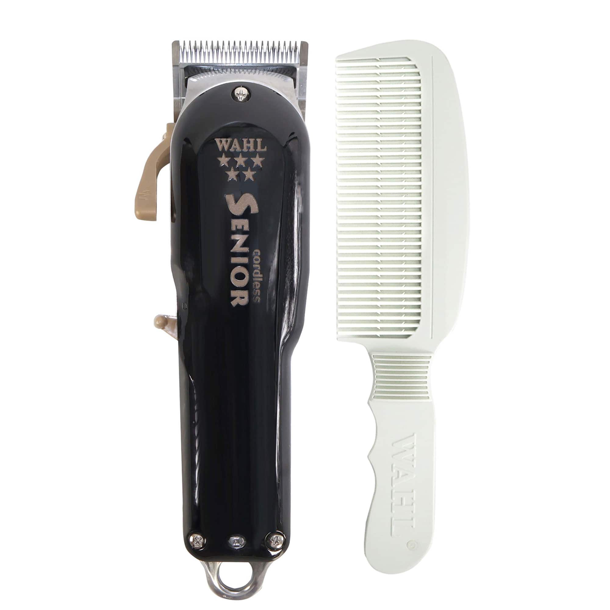 Wahl - 8504 Professional Clipper Cordless Senior 120-240V with Comb White - Gold