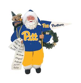 Santa's Workshop - Pitt Panthers 12" Santa Figure - Blue