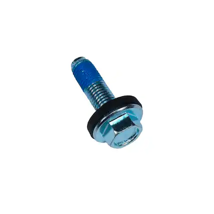 Front. HQRP - Washer Agitator Bolt with Rubber Gasket - Replaces WP358237 285009 - for Whirlpool Maytag Kenmore.