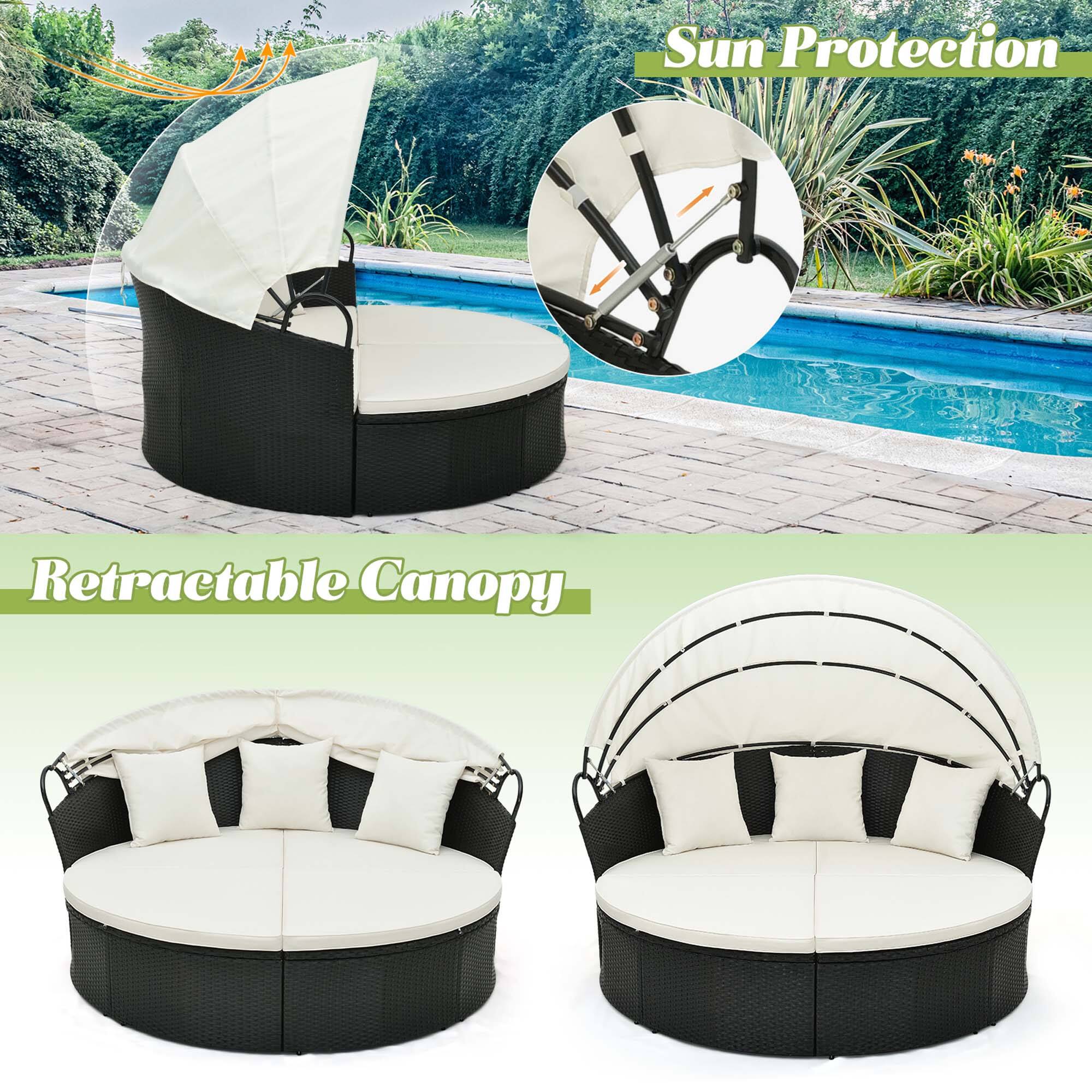 Sun Protection Retractable Canopy