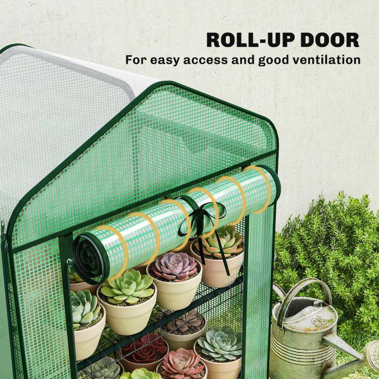 ROLL-UP DOOR  
For easy access and good ventilation