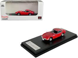Toyota 2000GT RHD (Right Hand Drive) 1/64 Diecast Model Car by LCD Models - Red