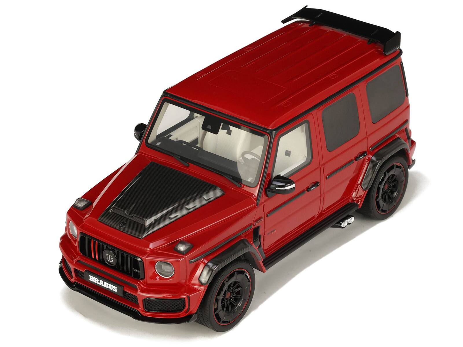 Alt View 5. GT Spirit - 2022 Brabus 900 Rocket Edition Red with Carbon Hood 1/18 Model Car by GT Spirit.