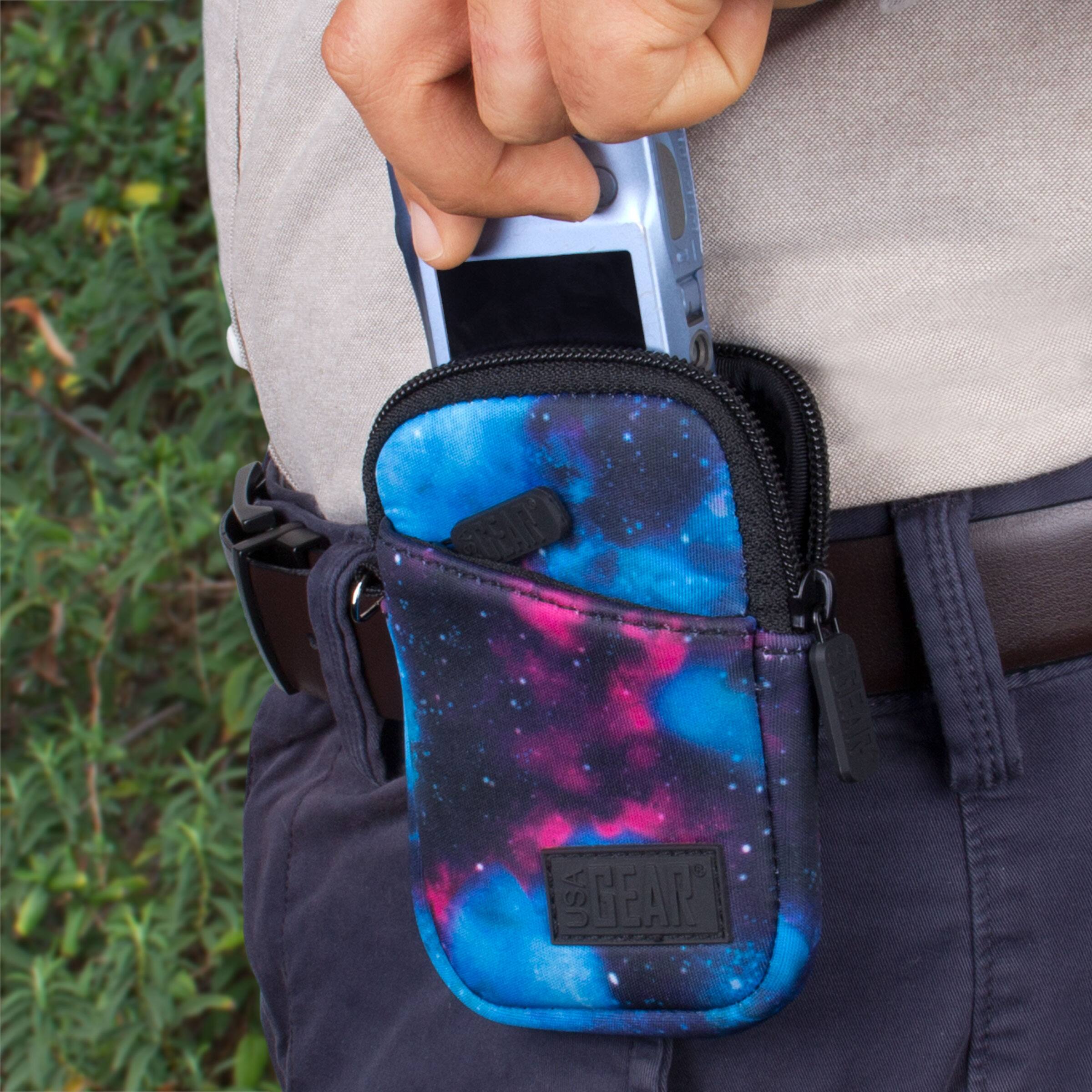 Alt View 4. USA Gear - USA GEAR FlexARMOR Camera Case with Wrist Strap, Accessory Pocket, & Belt Loop.