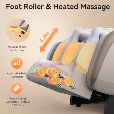 Koligey 4D Massage Chair Full Body, Zero Gravity Recliner Shiatsu Koligey 4D Massage Chair Full Body, Zero Gravity Recliner Shiatsu