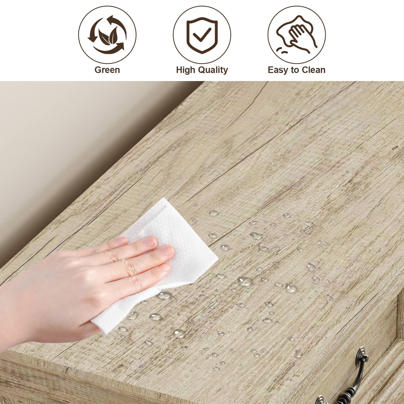 Green  
High Quality  
Easy to Clean