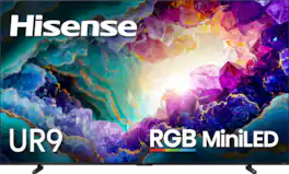Hisense - 100" Class UR9 RGB MiniLED UHD 4K HDR Smart Google TV with Gemini and Anti-Reflection Screen (2026)