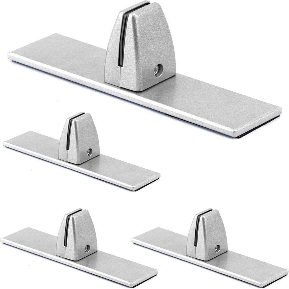 PARKER SLATER - Aluminum Alloy Desk Partition Clamp for Wooden or Glass Desks - White