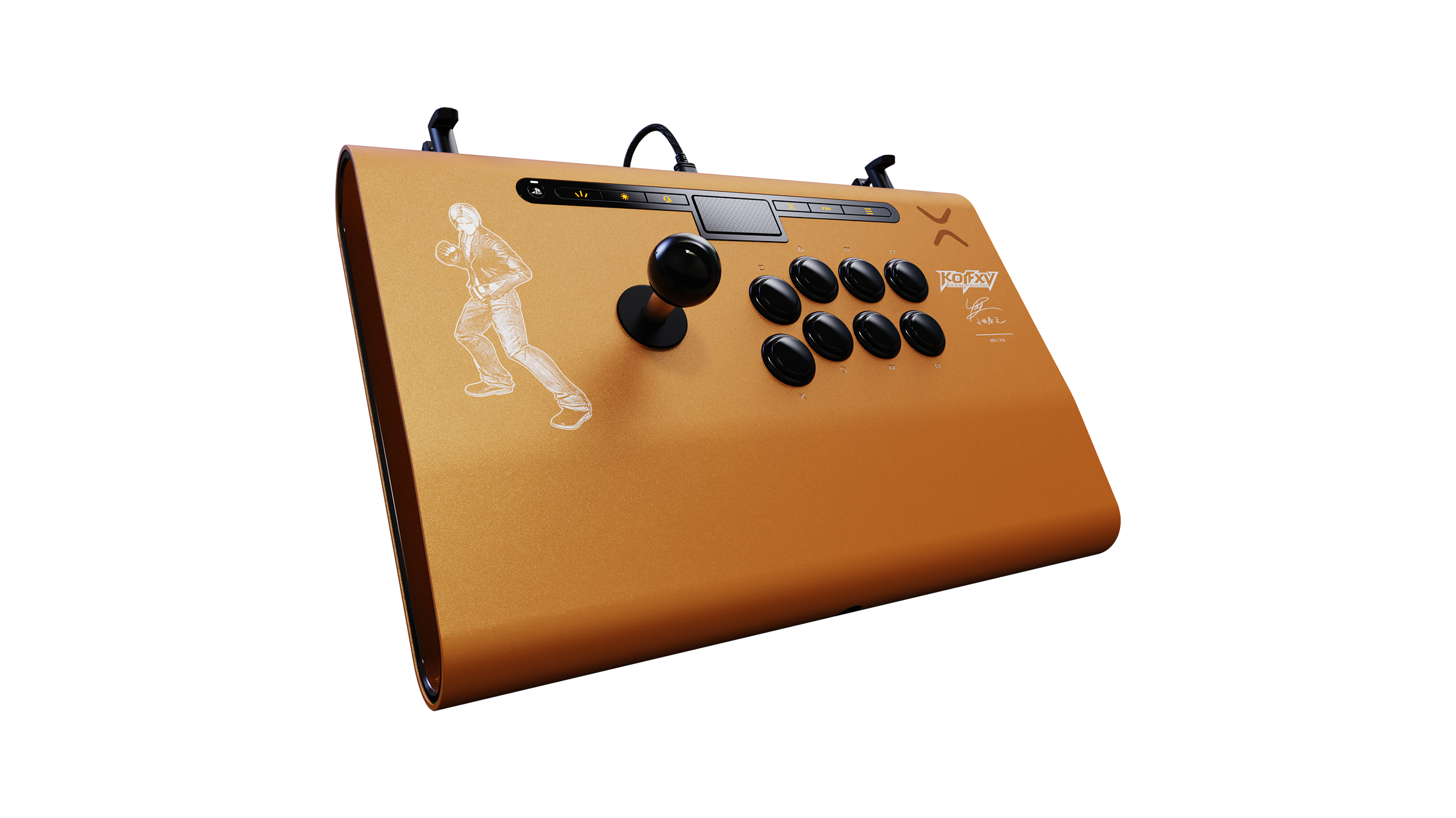 Angle. Performance Designed Prod - The King of Fighters Victrix™ Pro FS Arcade Fight Stick - Gold.