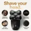 Shave your head. Magnetic Blade Head. 2 FlexAdjust Technology. 0.10 mm Close Shave. Travel Lock Button.