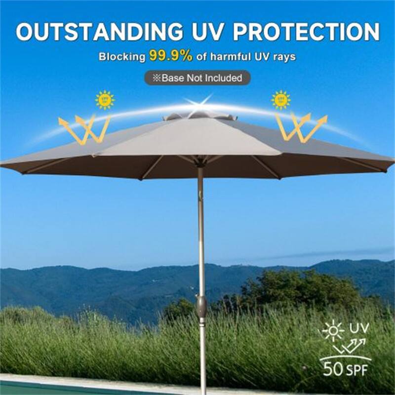 OUTSTANDING UV PROTECTION  
Blocking 99.9% of harmful UV rays  
Base Not Included  
W UV 50 SPF