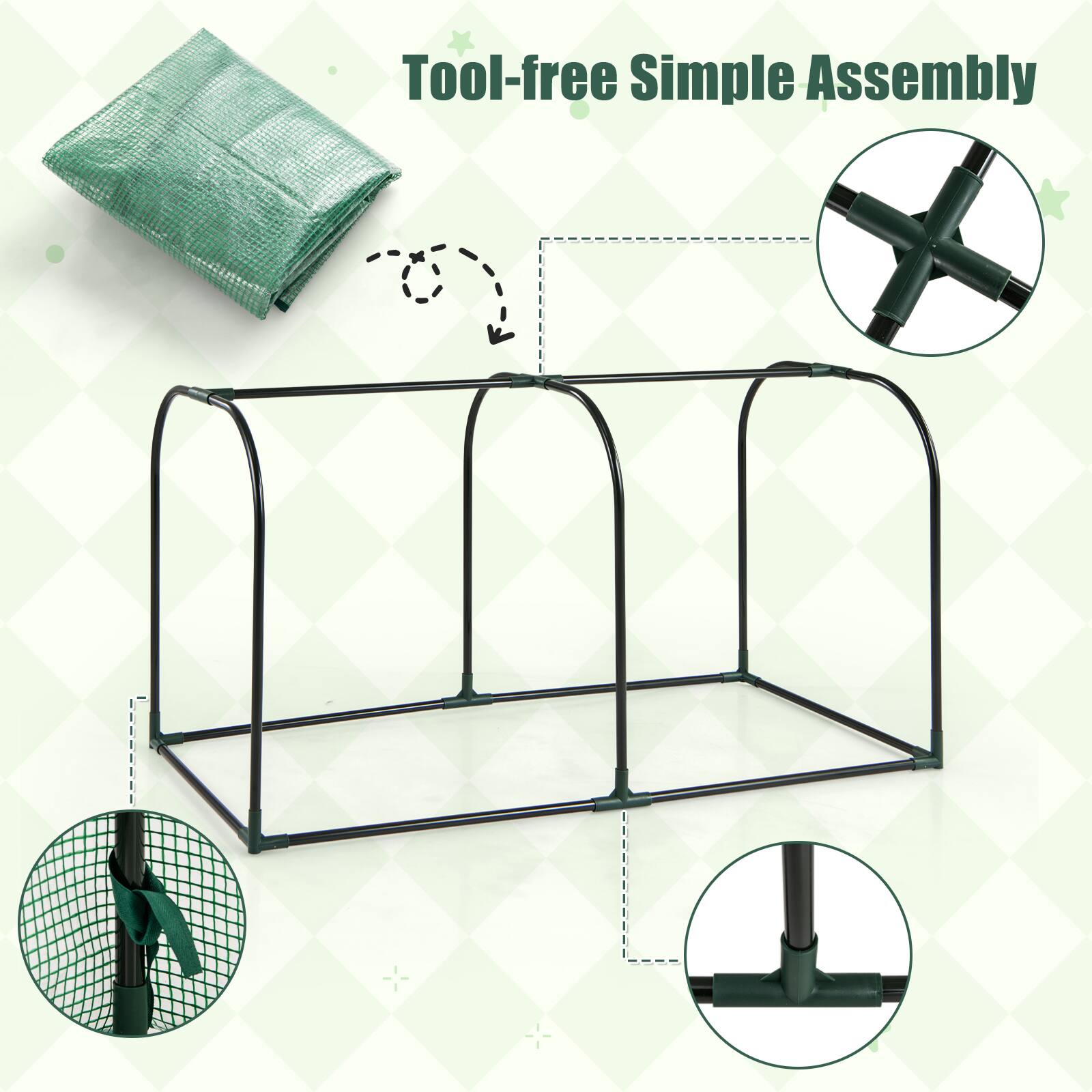 Tool-free Simple Assembly