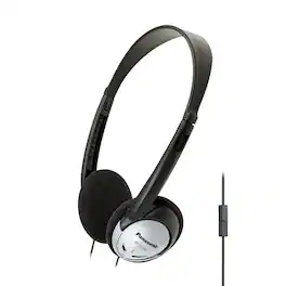 Panasonic - On Ear Headphones with XBS for Deep Bass - Matte Black