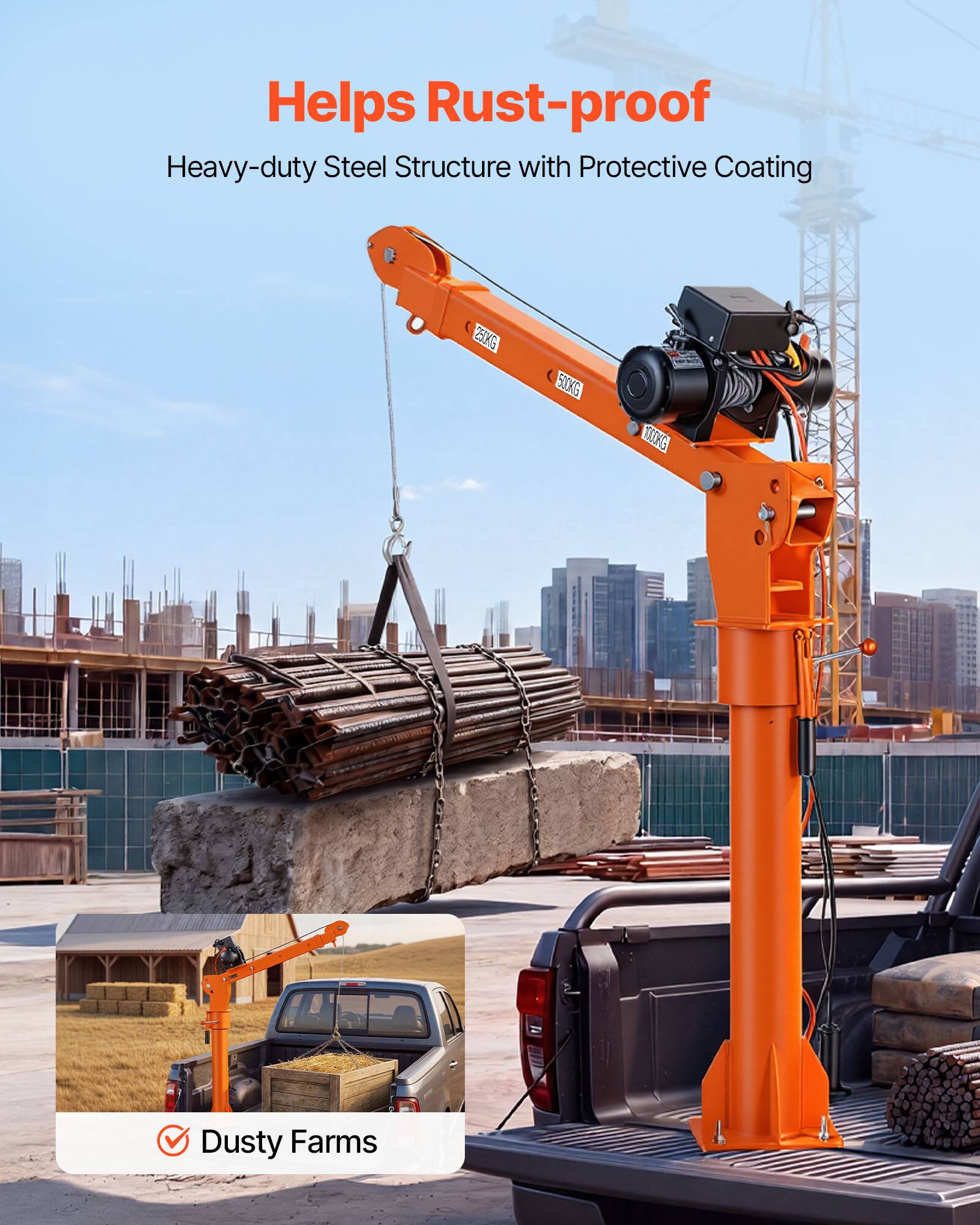 Helps Rust-proof Heavy-duty Steel Structure with Protective Coating

250KG
500KG
1000KG

Dusty Farms