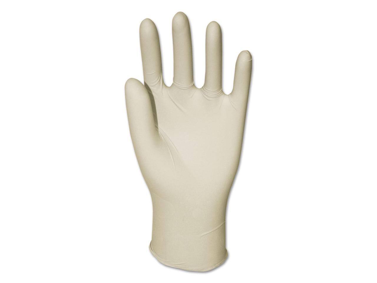 Alt View 1. Boardwalk - Boardwalk Powder-Free Synthetic Vinyl Gloves X-Large Cream 4 mil 100/Box 315XLBX - Cream.