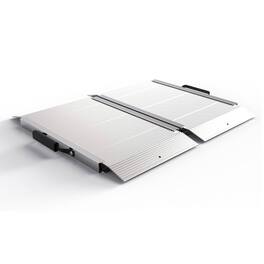 EZ-ACCESS - TRAVERSE 2 Foot Singlefold Edgeless Portable Loading Ramp - Silver