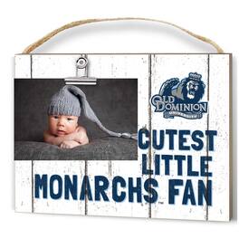 Jardine - Old Dominion Monarchs 8'' x 10'' Cutest Little Fan Weathered Team Logo Clip Photo Frame - White