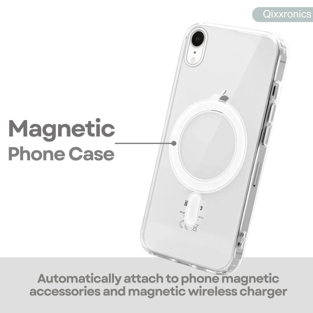 Qixxronics Magnetic Phone Case

Automatically attach to phone magnetic accessories and magnetic wireless charger