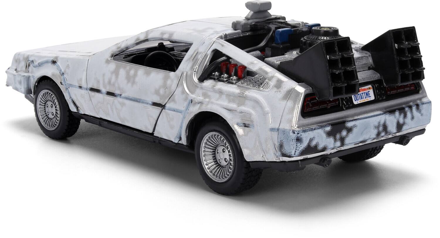 Alt View 4. Jada Toys - Back to the Future 40th Anniversary Hollywood Rides 1/32 Scale Model Car   - Collectibles - Multicolor.