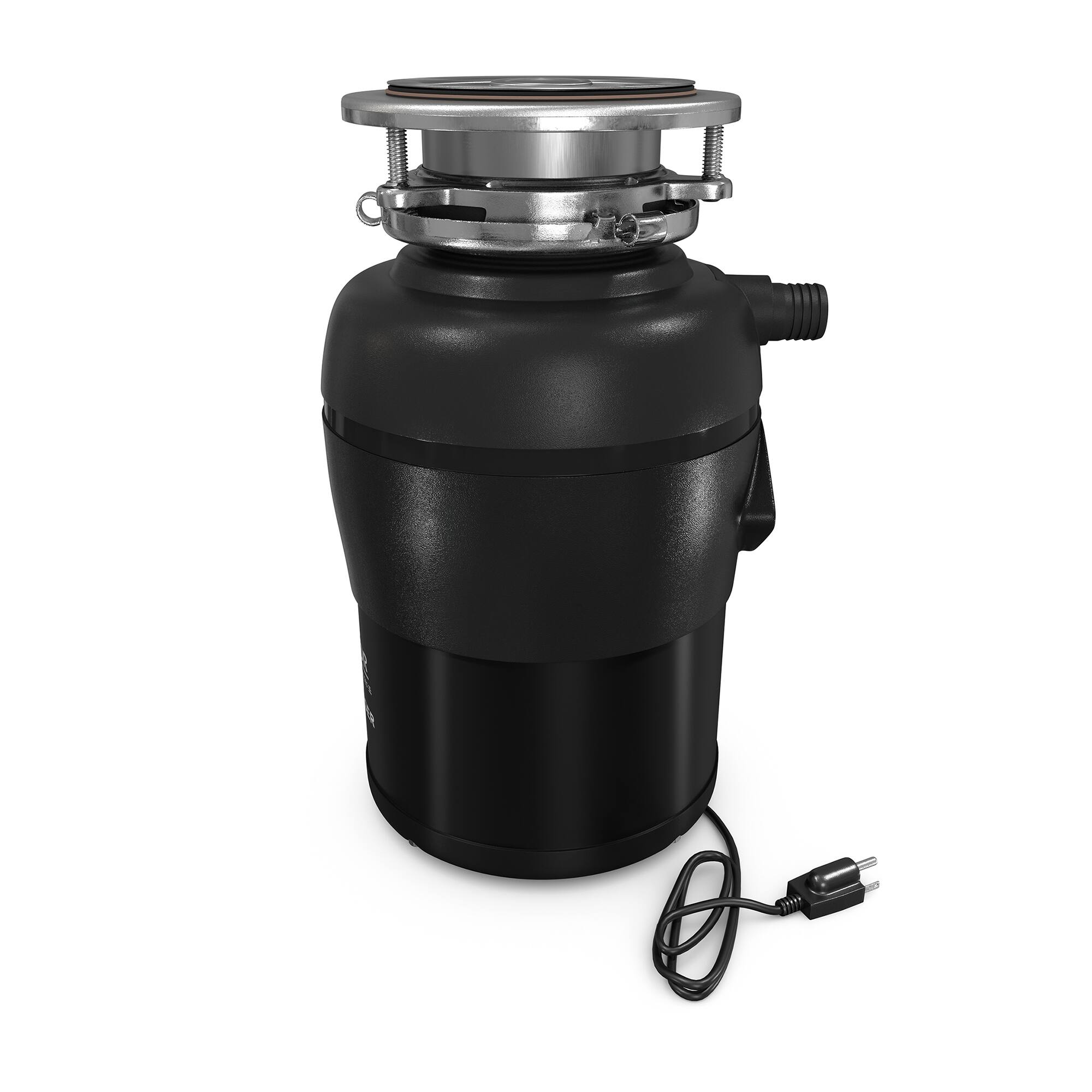 Left. Equator - Equator Garbage Disposal 3/4HP ULTRA QUIET 65 dB 2 Stage Grinding 1700 rpm 110V - GD 075 - Black.
