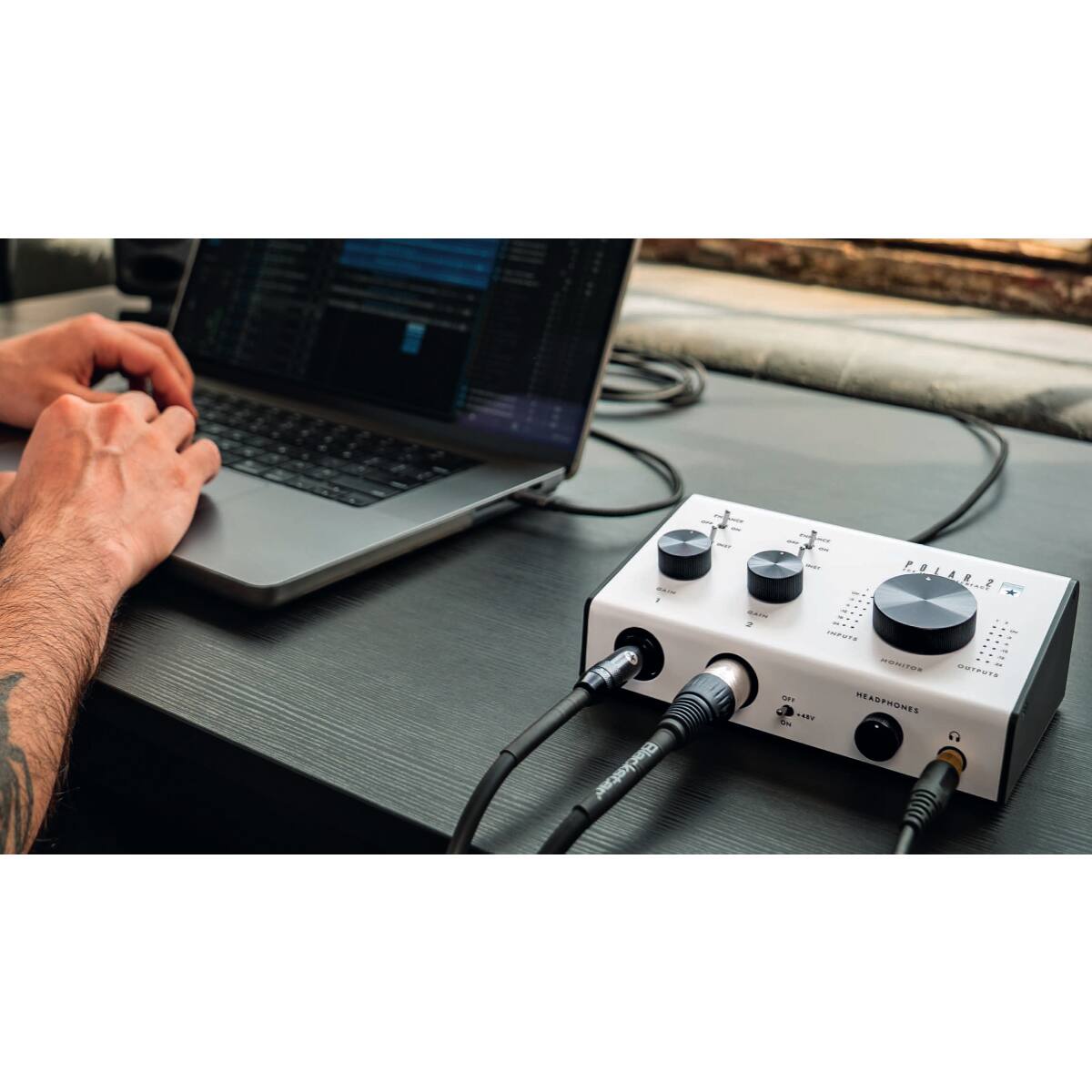 Polar 2  
Cocos  
Measures  
PA 2  
Headphones  
Inputs  
Outputs  
Monitor  
Gain 1  
Gain 2