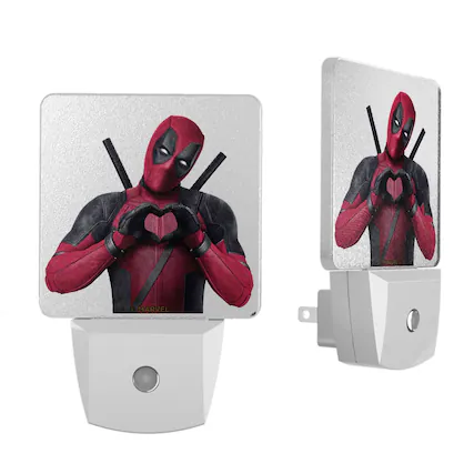 Front. Keyscaper - Marvel Badge Night Light 2-Pack - Deadpool 2.