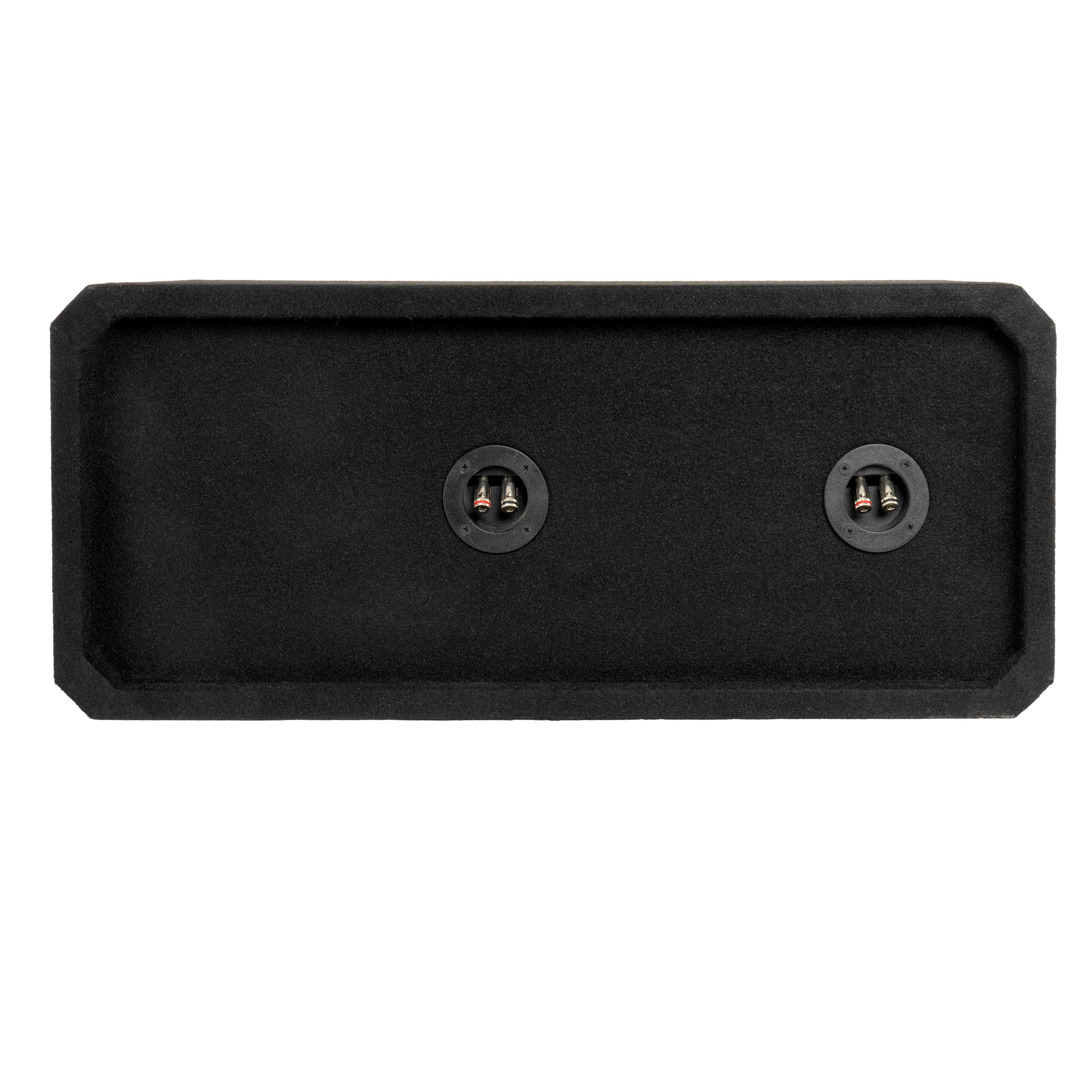 Alt View 2. NVX - NE82P Dual 8" Slot Ported 3/4" MDF Subwoofer Enclosure.