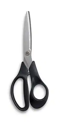 TRU RED - TRU RED™ 8" Stainless Steel Scissors, Straight Handle (TR55032) - Black