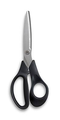 Alt View 1. TRU RED - TRU RED™ 8" Stainless Steel Scissors, Straight Handle, 2/Pack (TR55030) - Black/White.
