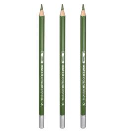 Unique Bargains - Watercolor Pencils, Color Pencil Set for Adult Coloring, Blending, 3pcs - Olive Green