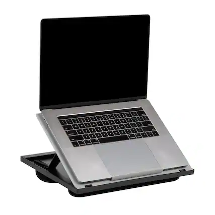 Front. Stylel Star - Lap Desk Laptop Stand Bed Tray Collapsible Cushion Portable Dorm Plastic 14.75"l X 11"w 7.3"h p Ergonomic Design: 8.