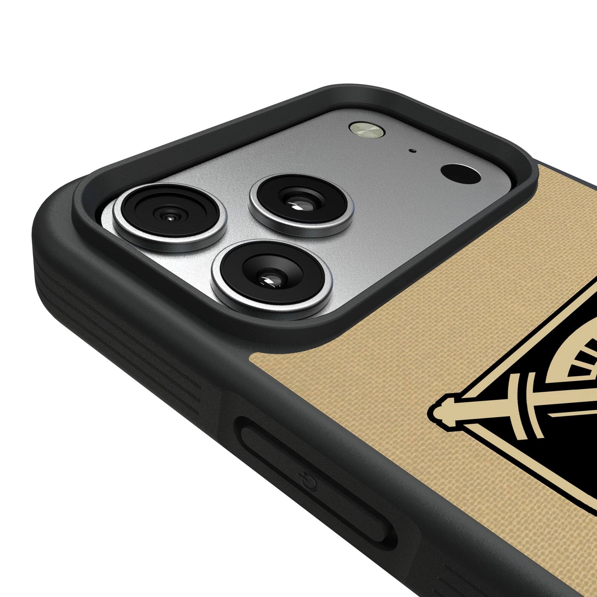 Alt View 2. Keyscaper - Army Black Knights Bump Case with 8.2ft Drop Protection - 14 Pro Max - Multicolor.
