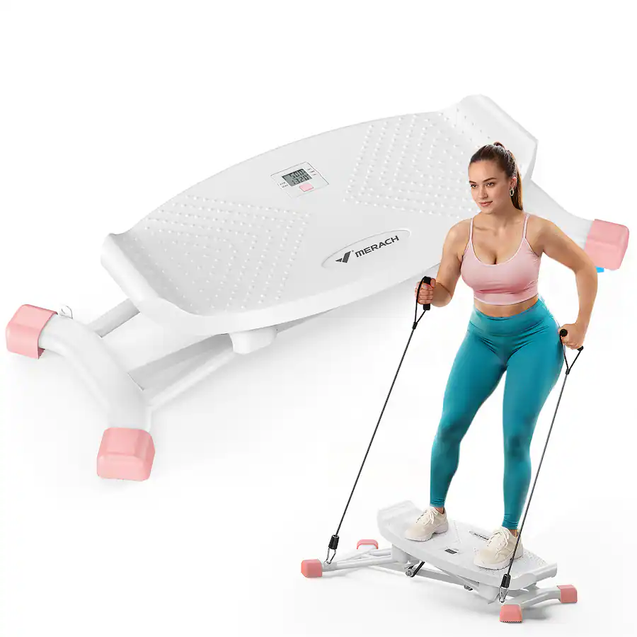 Merach Rocking Stepper MERACH Slide Steppers for Exercise at Home Stair Stepper with ...