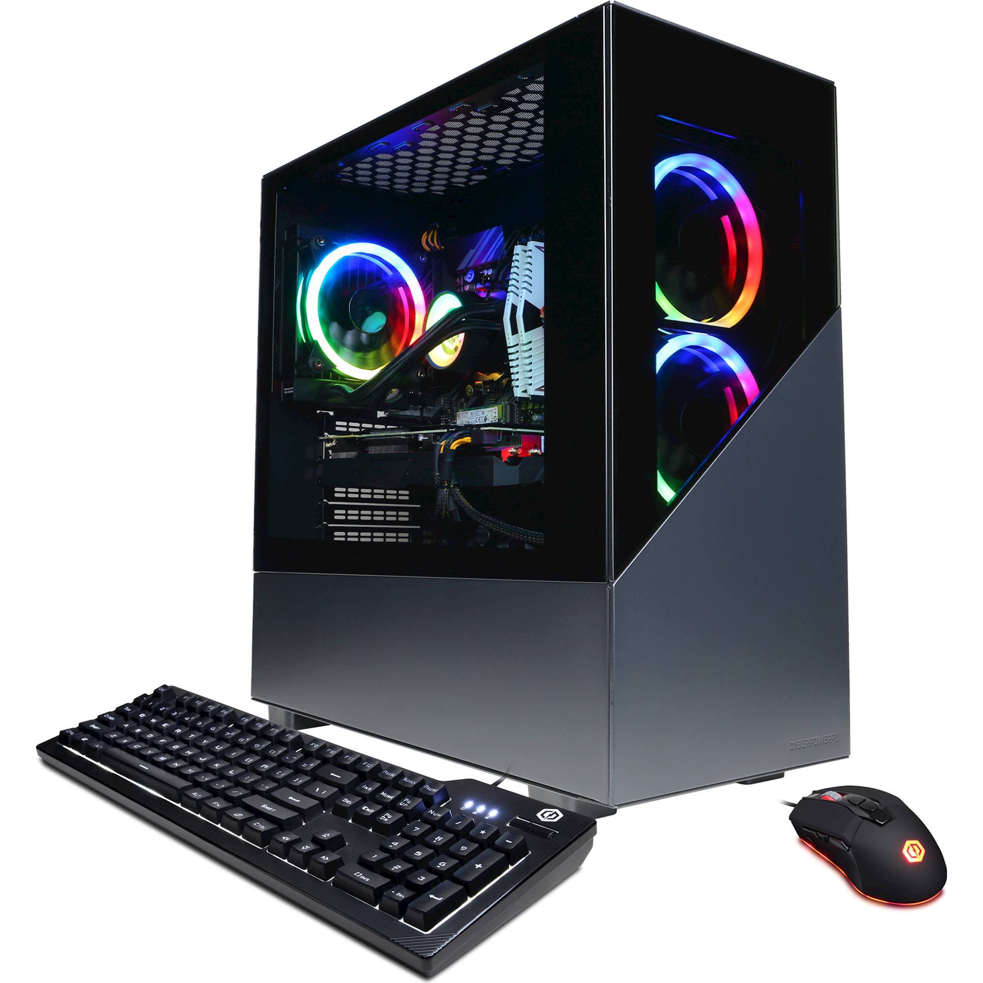 Angle. CyberPowerPC - Gamer Supreme Gaming Desktop - Intel Core i7-11700KF - 16GB Memory - NVIDIA GeForce RTX 3060 Ti - 1TB SSD - Black.