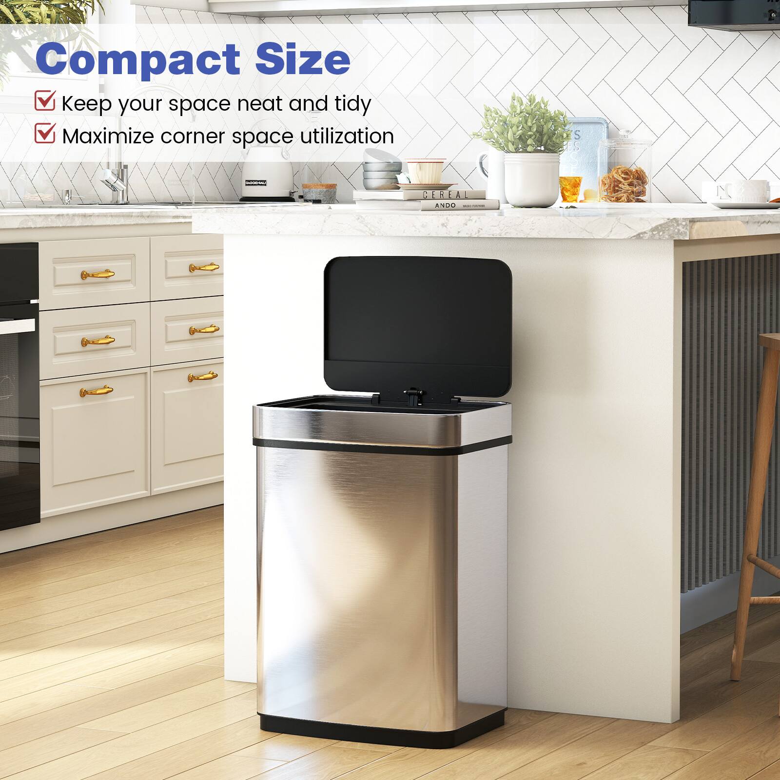 Compact Size  
- Keep your space neat and tidy  
- Maximize corner space utilization