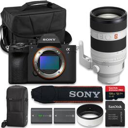 Bundle - Alpha 7 V Full-Frame Hybrid Mirrorless Camera With Sony FE 50-150mm f/2 GM Lens - Black