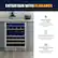 ENTERTAIN WITH ELEGANCE Active Cooling Technology Fan forced air circulation maintains consistent and even temperature. Dual Temperature Zones Keep your white and red wines at their ideal temperature. Craftsman Beechwood Shelves Slide effortlessly to prevent sediment from stirring.