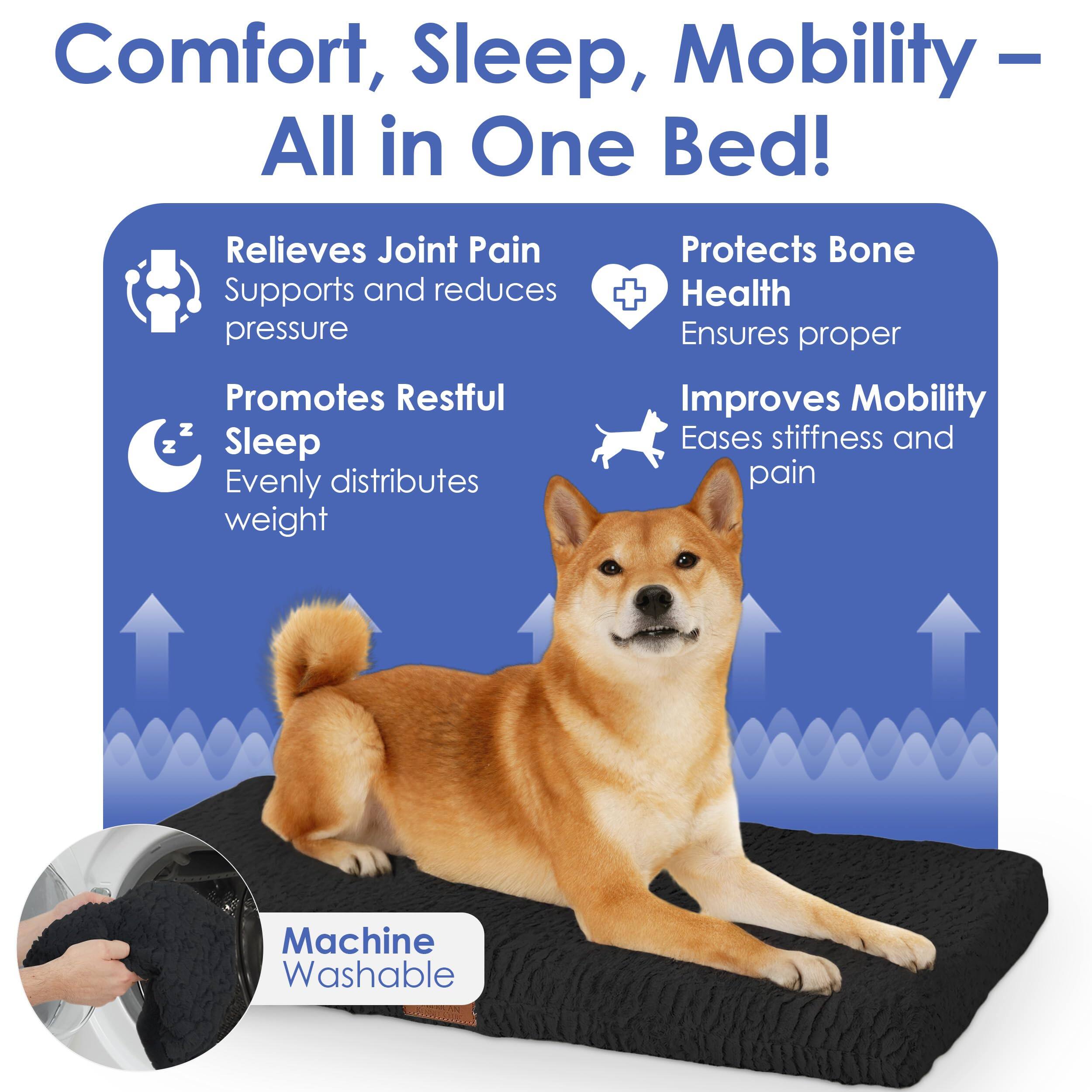 Comfort, Sleep, Mobility – All in One Bed!

- Relieves Joint Pain
  - Supports and reduces pressure

- Promotes Restful Sleep
  - Evenly distributes weight

- Protects Bone Health
  - Ensures proper

- Improves Mobility
  - Eases stiffness and pain

Machine Washable