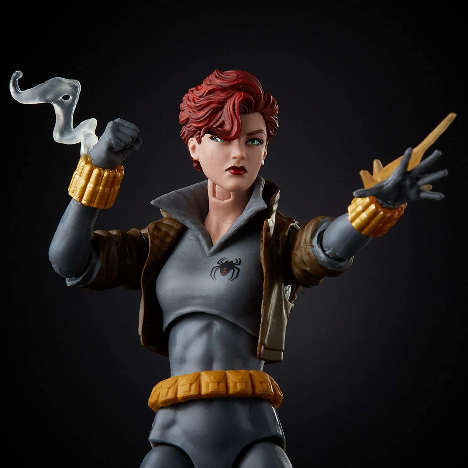Alt View 10. Hasbro - Marvel Legends Series 6-Inch Action Figure | Comic Black Widow - Black.