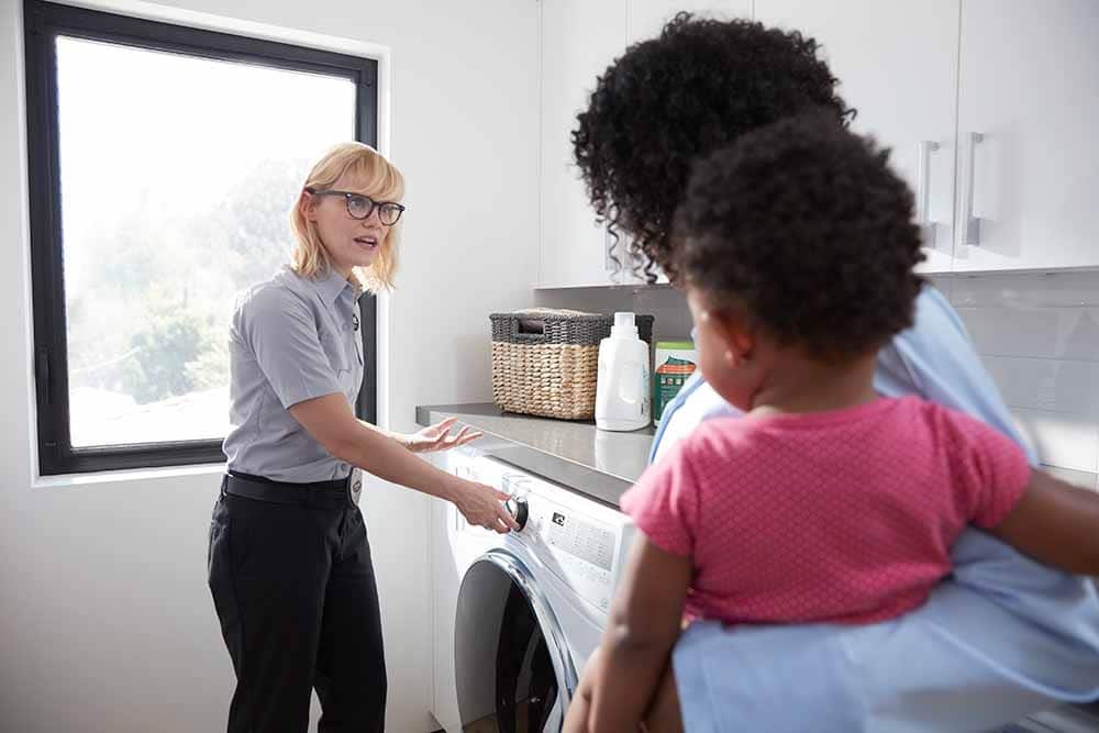 Front. Best Buy® - All-in-One Laundry Combo Install.