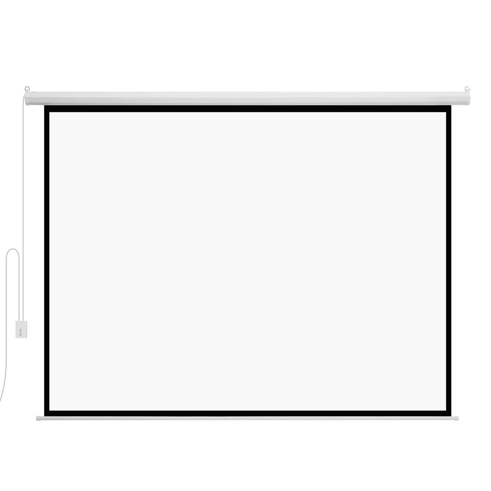 Alt View 9. Glintex - 120" Motorized Projector Screen 4:3 1080P HD Electric Wall Mount Remote Control.