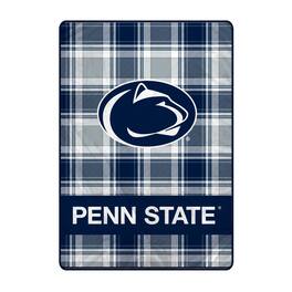 Pegasus - Penn State Nittany Lions 66" x 95" Oversized Plaid FAN-mily Ultra Cozy Blanket - Multicolor