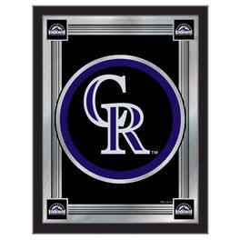 Holland Bar Stool Co. - Colorado Rockies 17" x 22" Logo Wall Mirror - Multicolor