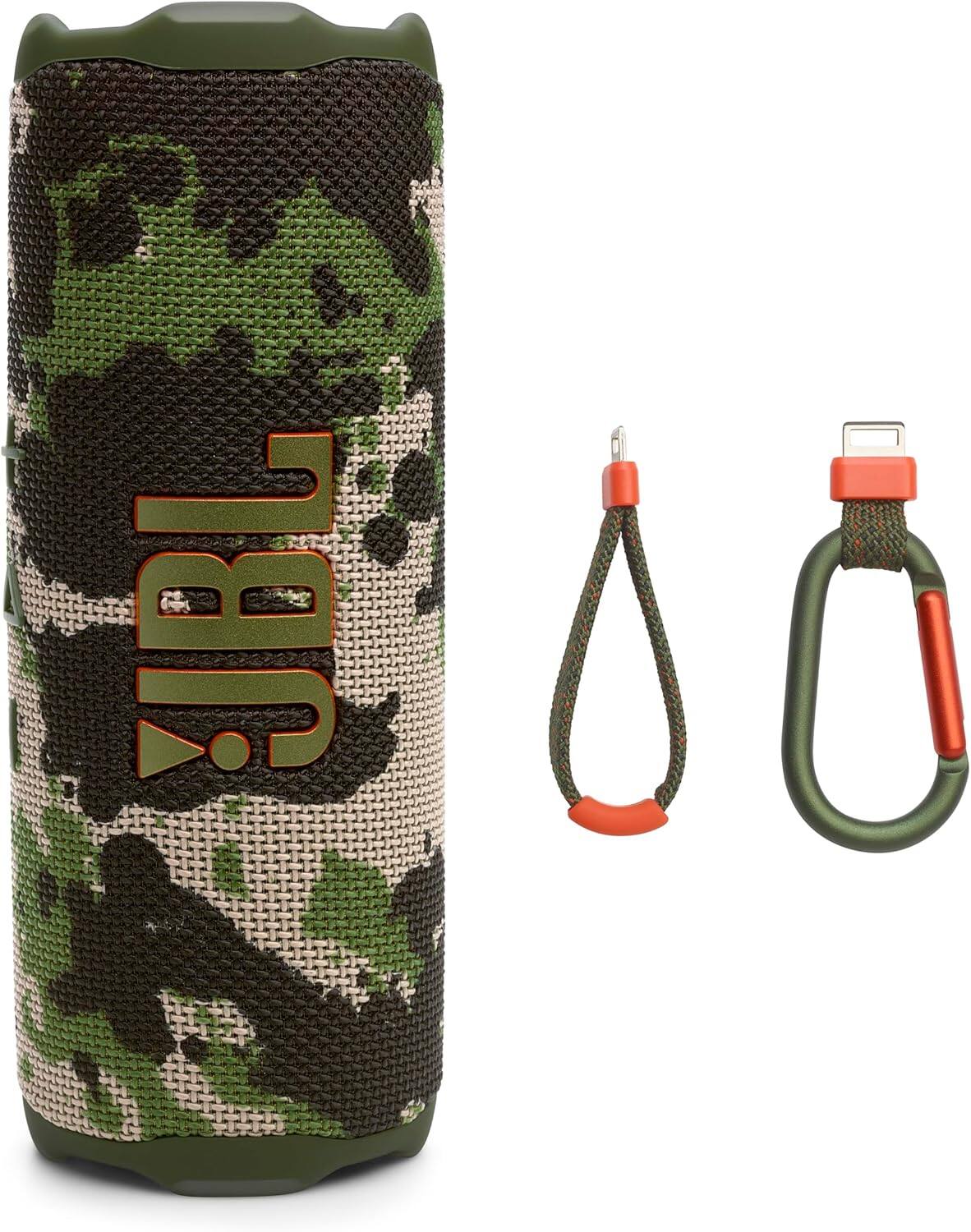 Front. JBL - JBL Flip 7 Waterproof Portable Speaker Bundle - Pair (Camo) - Camo.