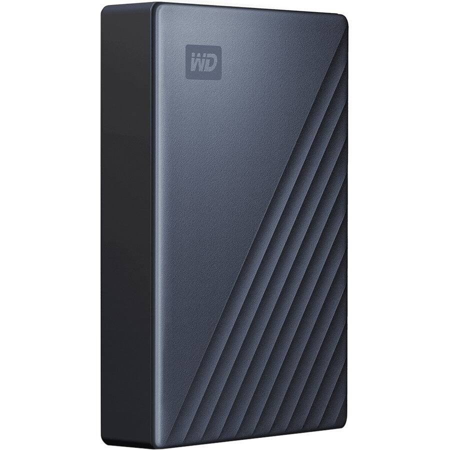 Alt View 1. Western Digital - WD My Passport Ultra WDBFTM0050BBL 5 TB Portable Hard Drive - External - Blue - Desktop PC Device Supported - USB 3.0 - Blue.